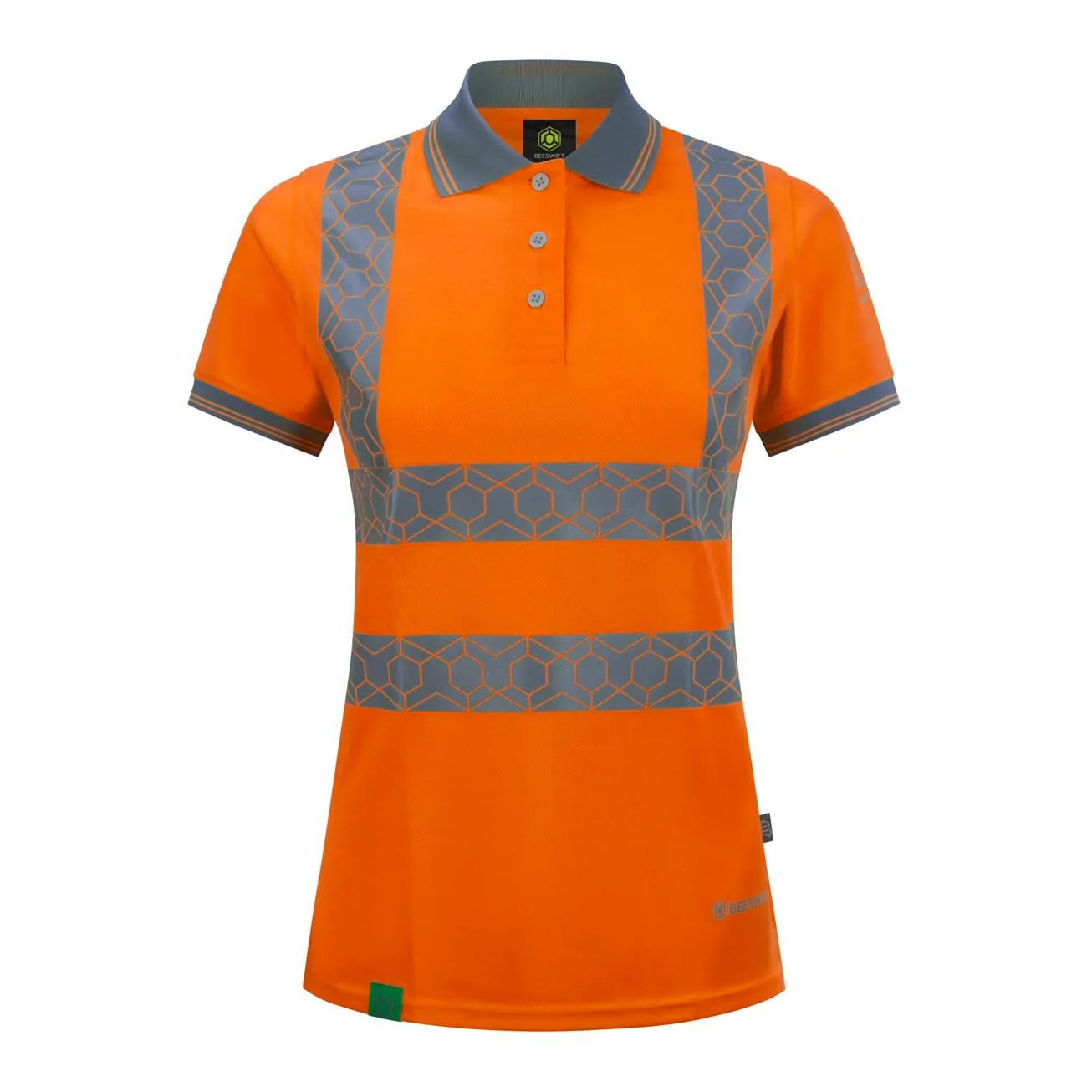 Beeswift Ewear Recyclable Womens Hi Vis S/S Polo Shirt